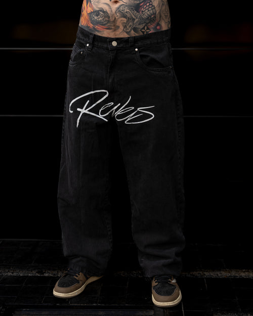 DENIM  PANT TAG BLACK 2.0