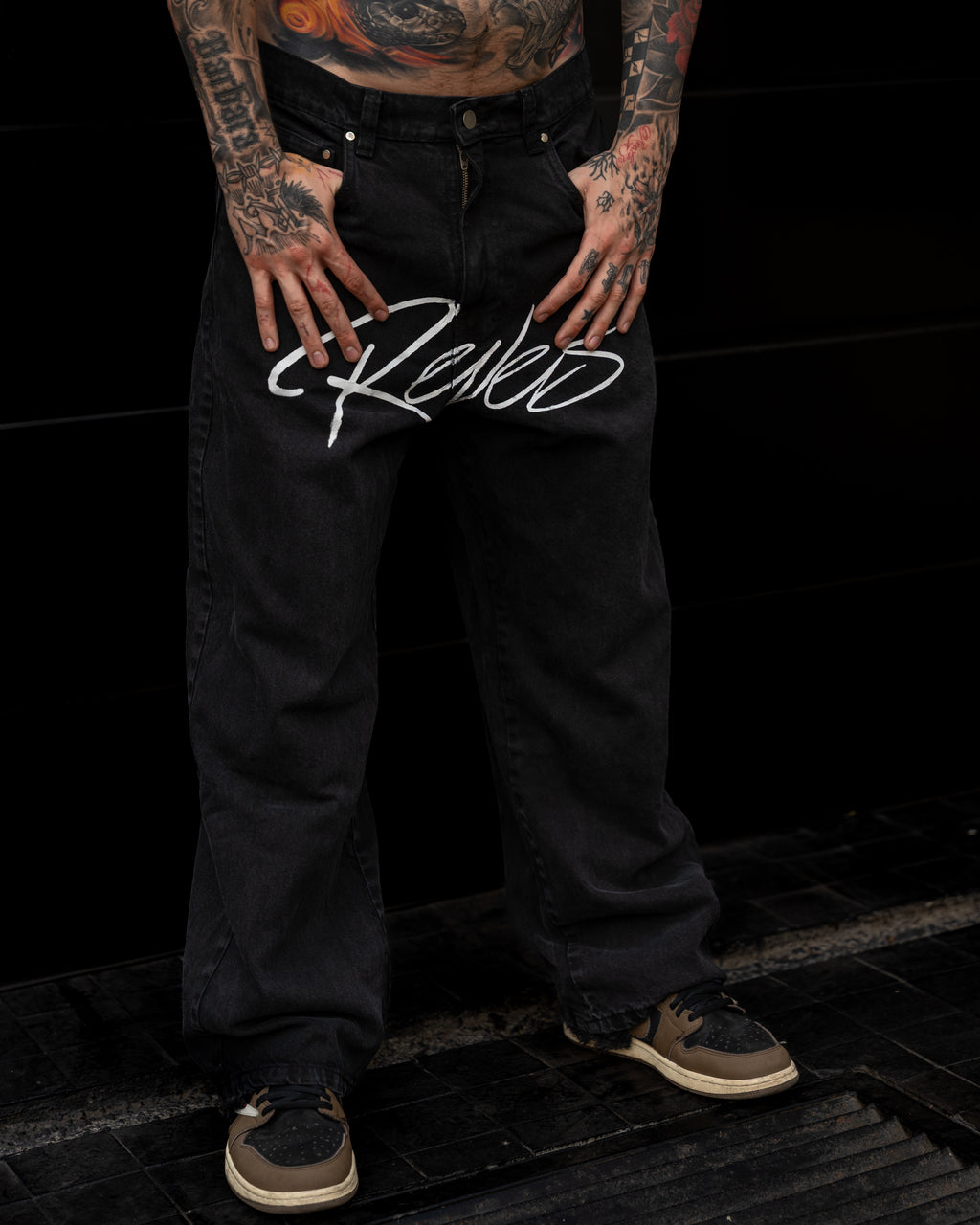 DENIM  PANT TAG BLACK 2.0