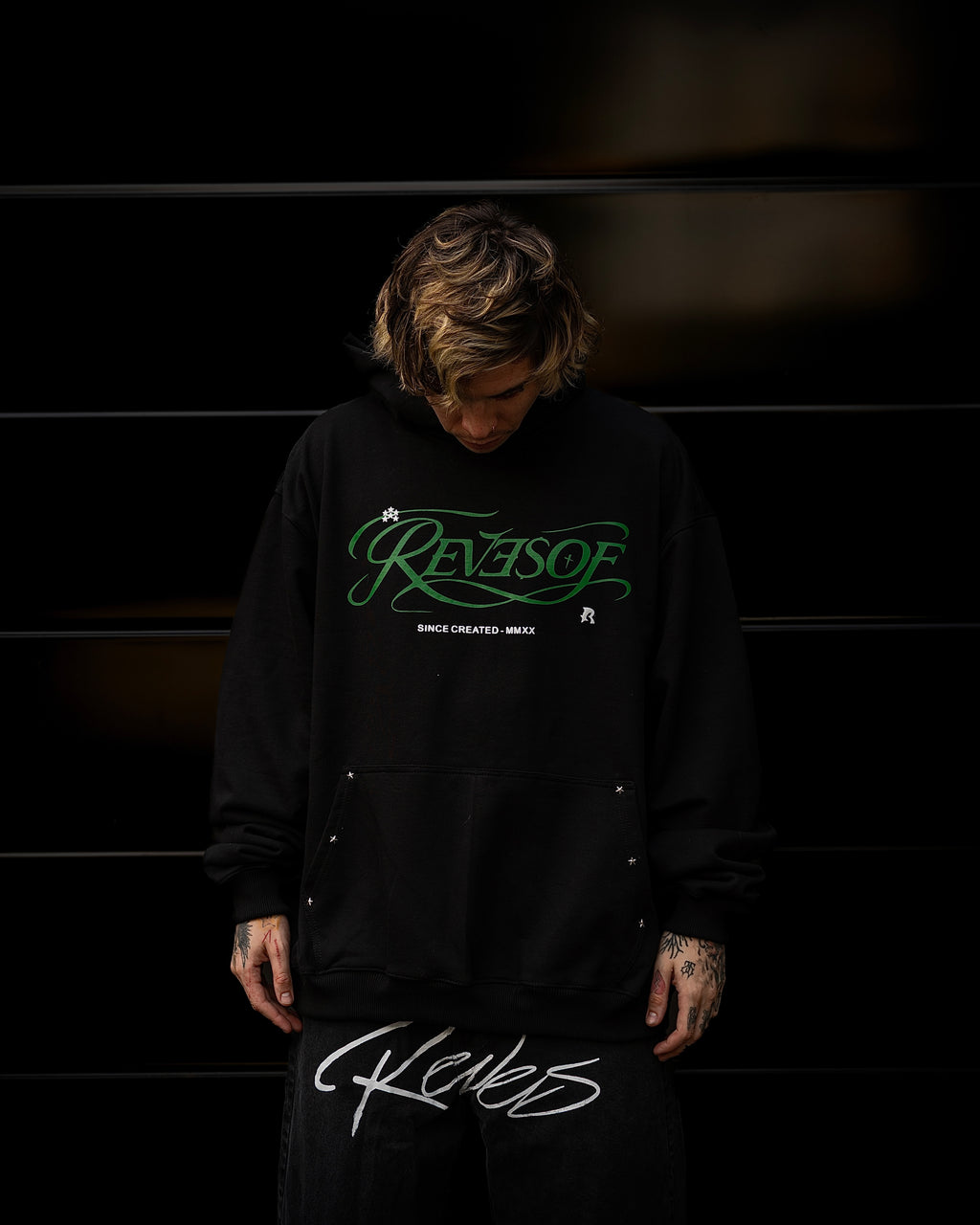 HOODIE x ANNIVERSARY BLACK TWO