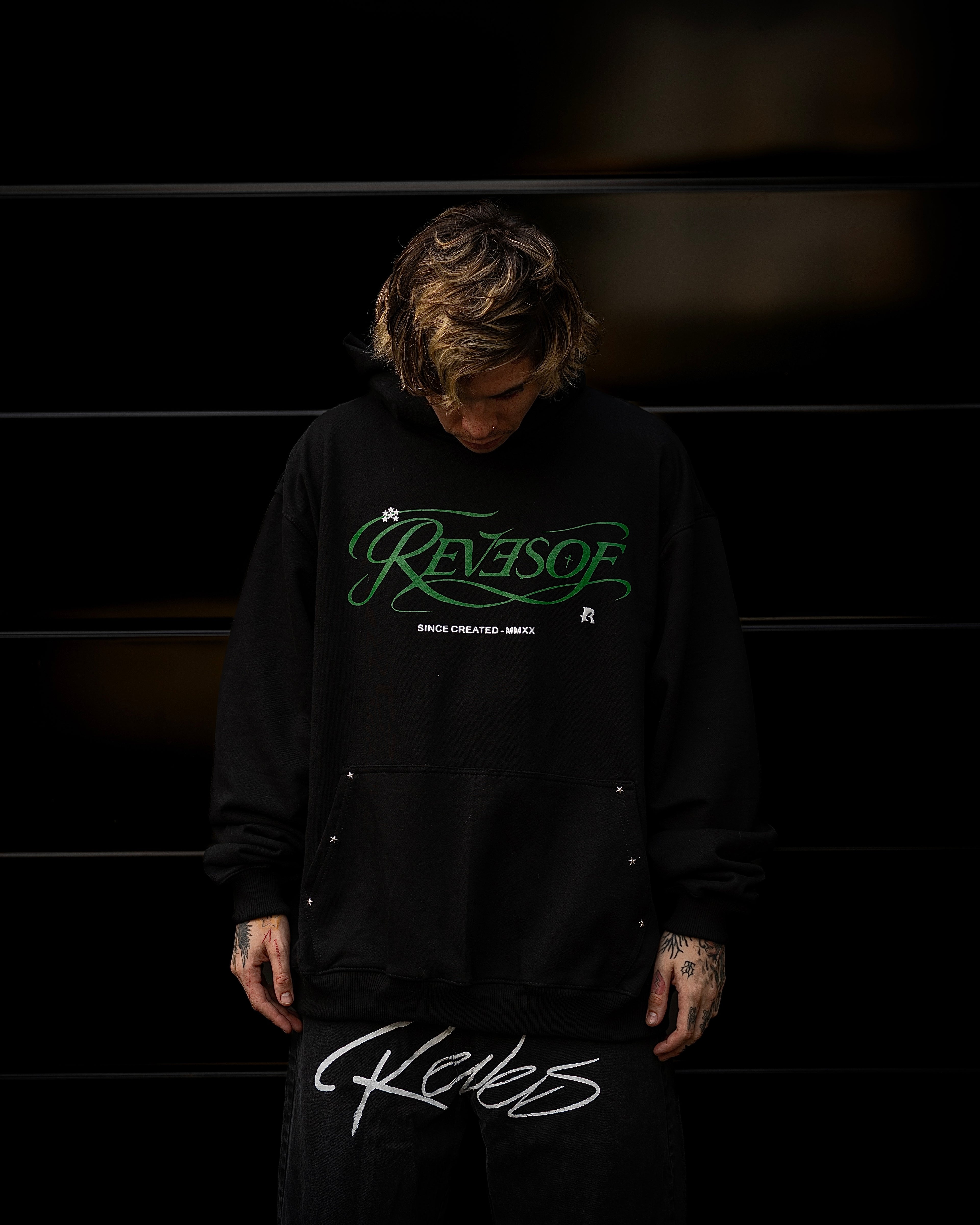 HOODIE x ANNIVERSARY BLACK TWO
