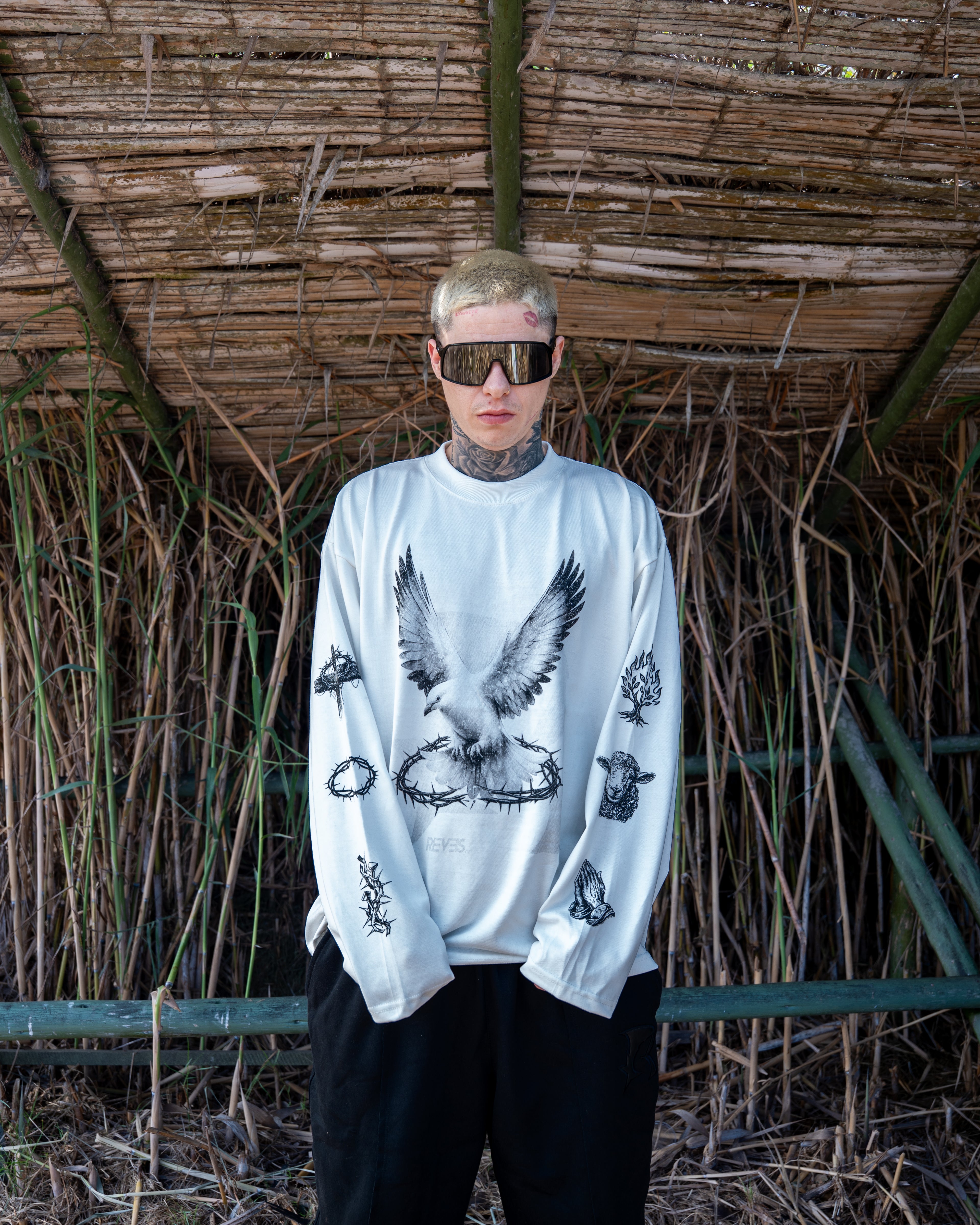 SLONGSLEEVE CRISTO WHITE