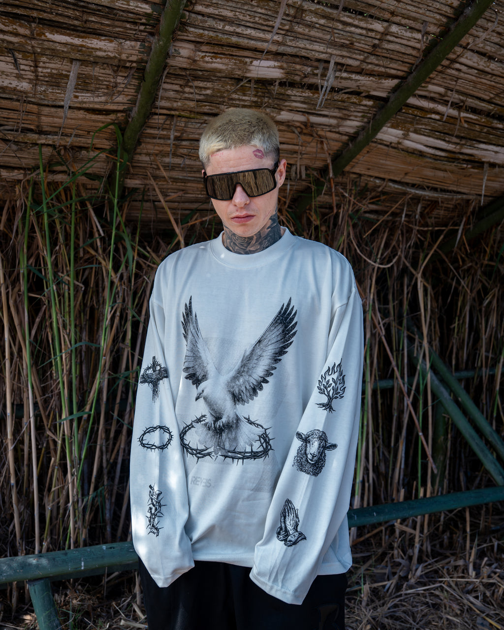 SLONGSLEEVE CRISTO WHITE