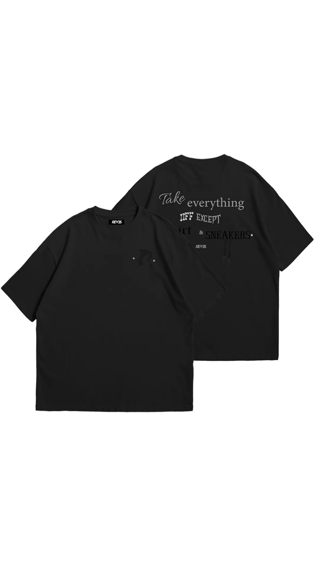 T-SHIRT EXTRA LACES BLACK