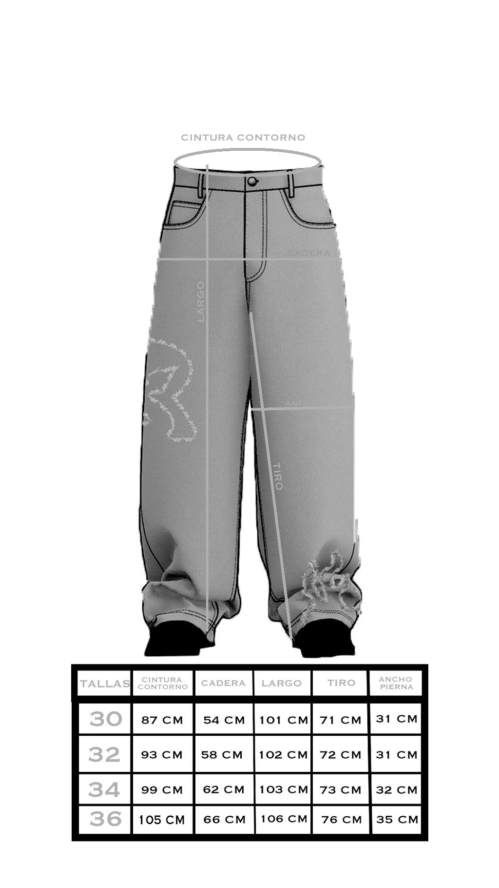 DENIM  PANT TAG BLACK 2.0