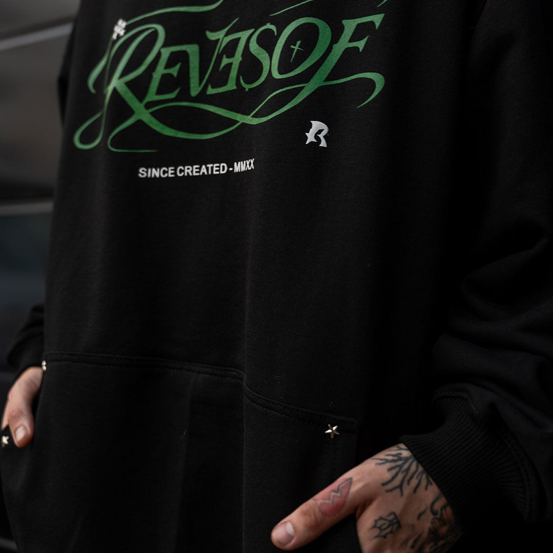 HOODIE x ANNIVERSARY BLACK TWO