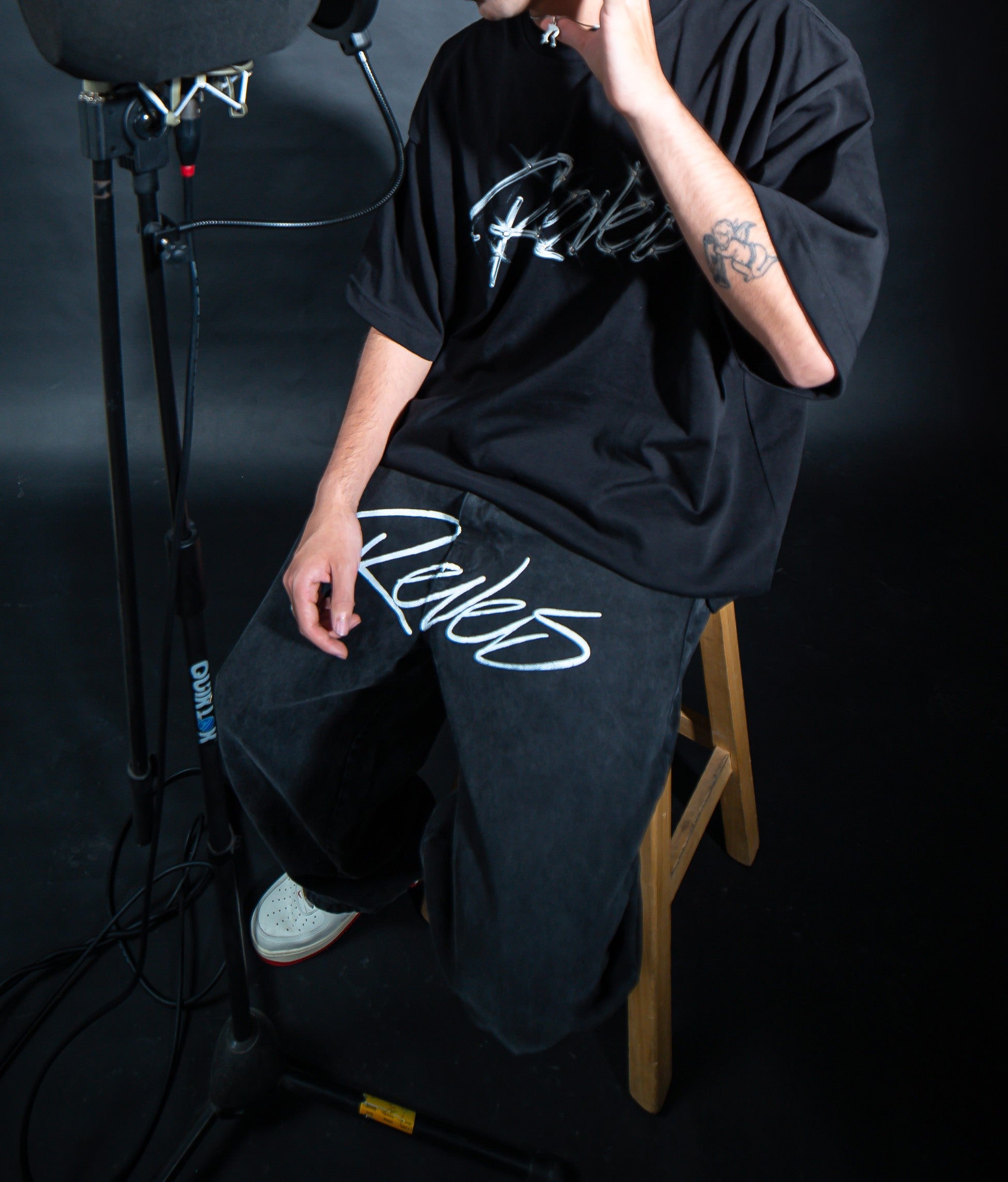 DENIM  PANT TAG BLACK 2.0