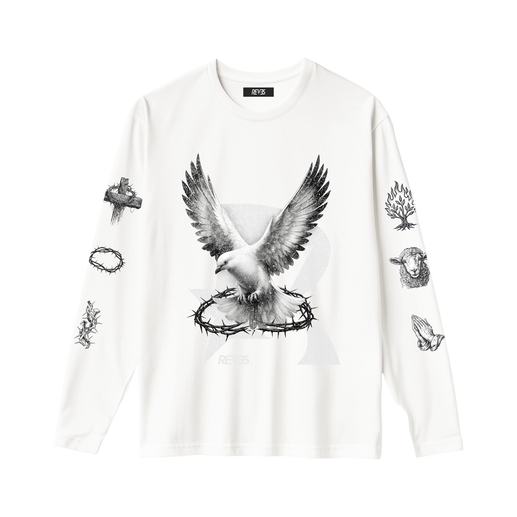 SLONGSLEEVE CRISTO WHITE