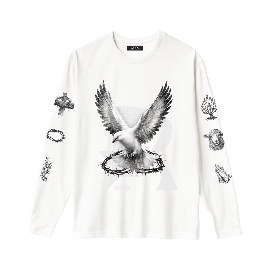 SLONGSLEEVE CRISTO WHITE
